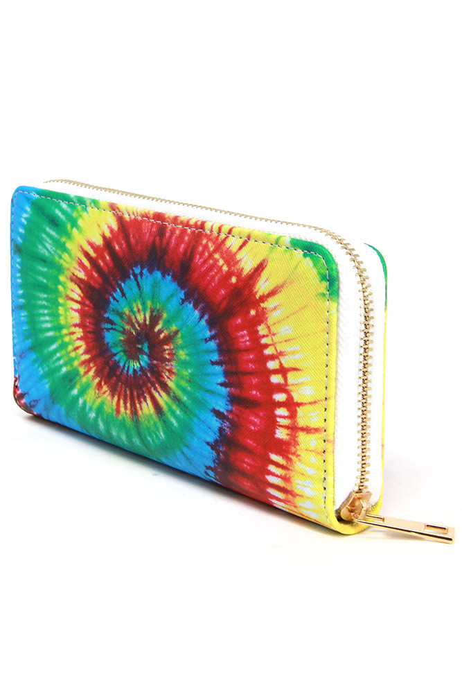 Women's Tie Dye Print Long Wallet — wallet photo 2