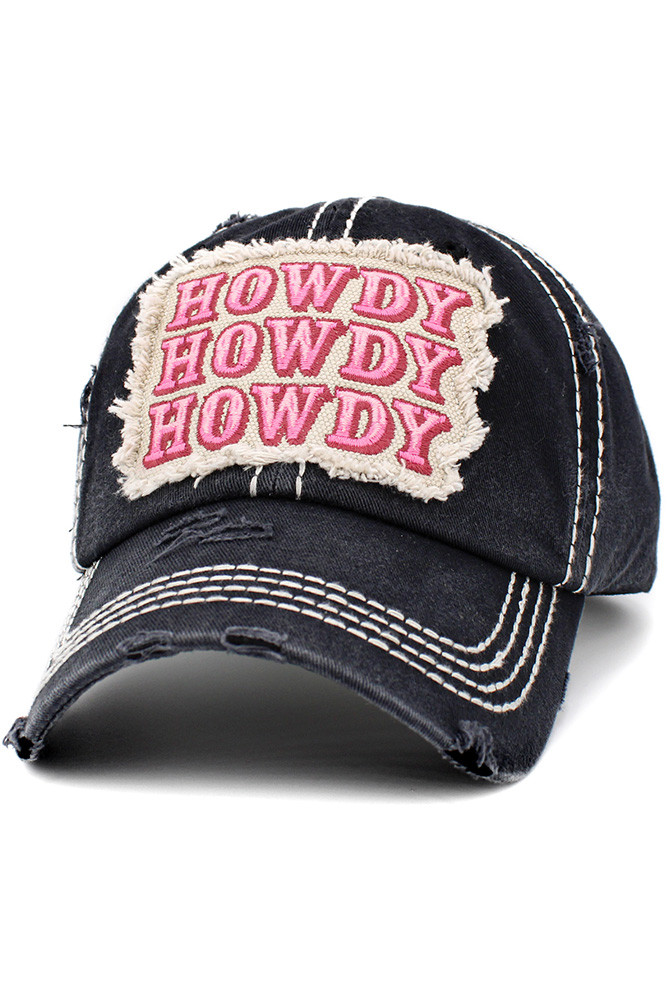 Women's Howdy Vintage Baseball Cap — baseball cap photo 8