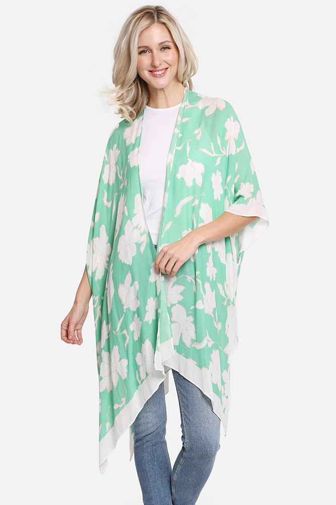 Women's Floral Print Cover-Up by BURACQ