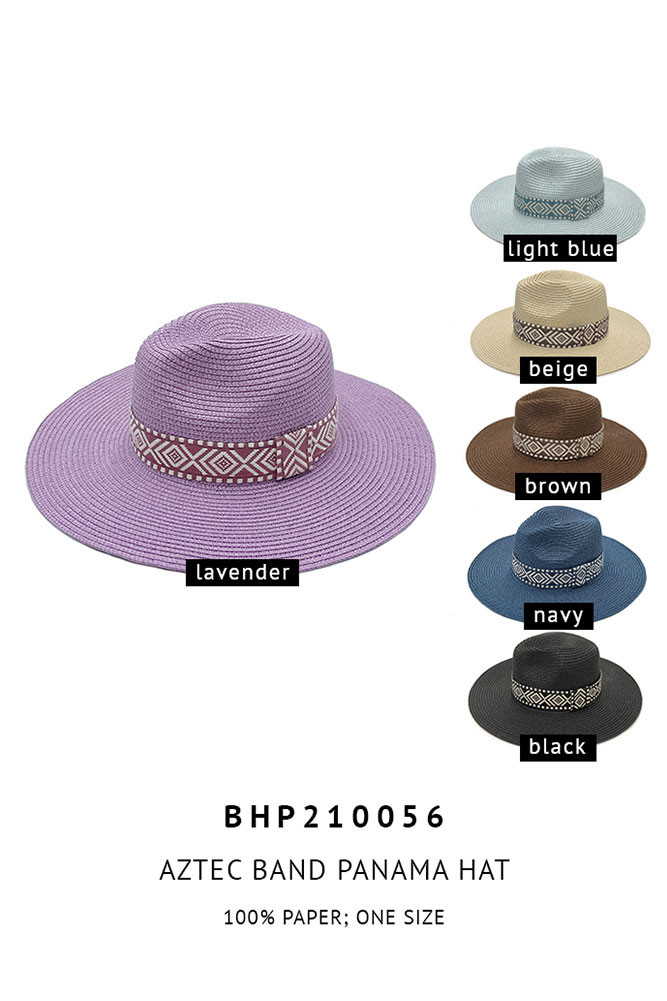 Women's Aztec Band Panama Hat — Panama hat photo 2