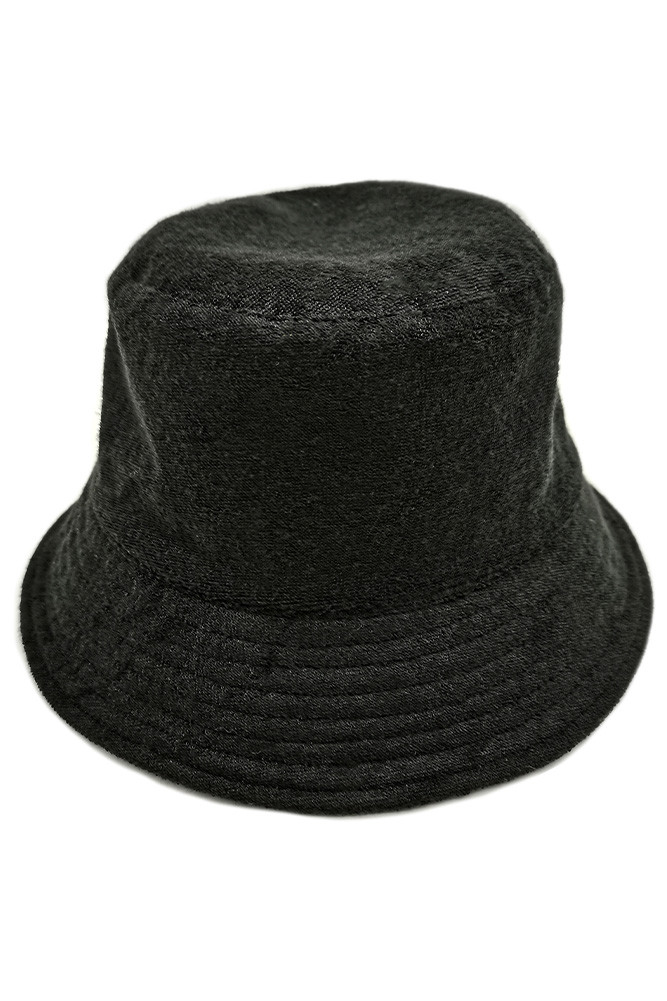 Women's Terry Bucket Hat in Black