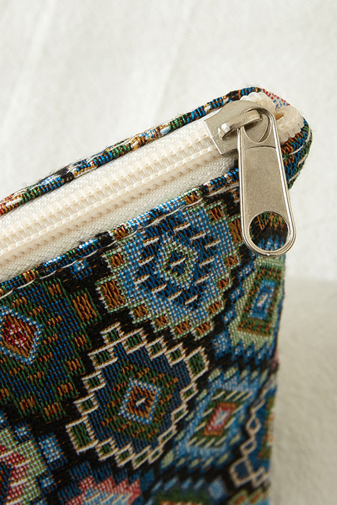 Women's Multicolor Scales Pattern Pouch — pouch photo 2