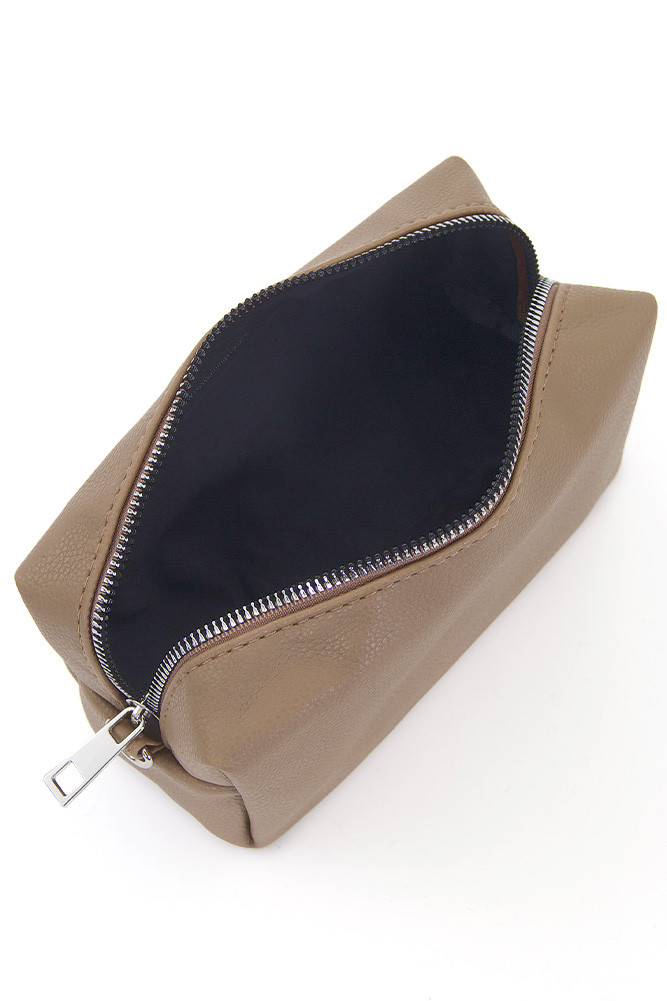 Women's Solid PU Pouch Bag — pouch photo 3