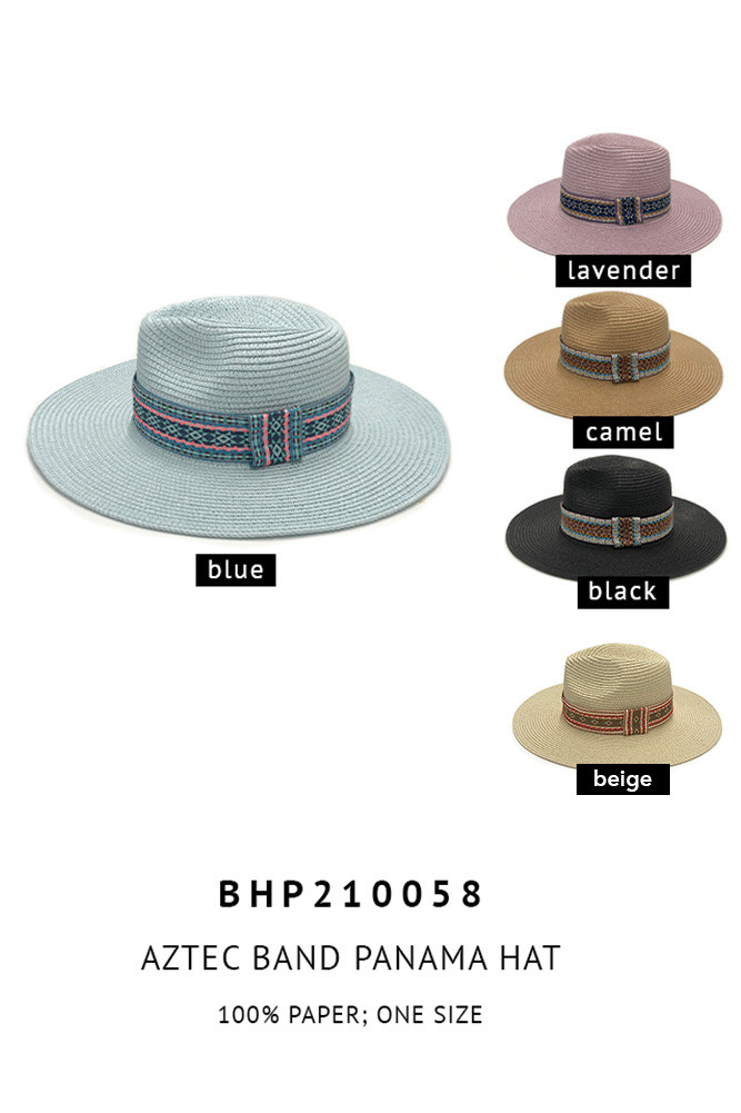 Women's Aztec Band Panama Hat — Panama hat photo 2