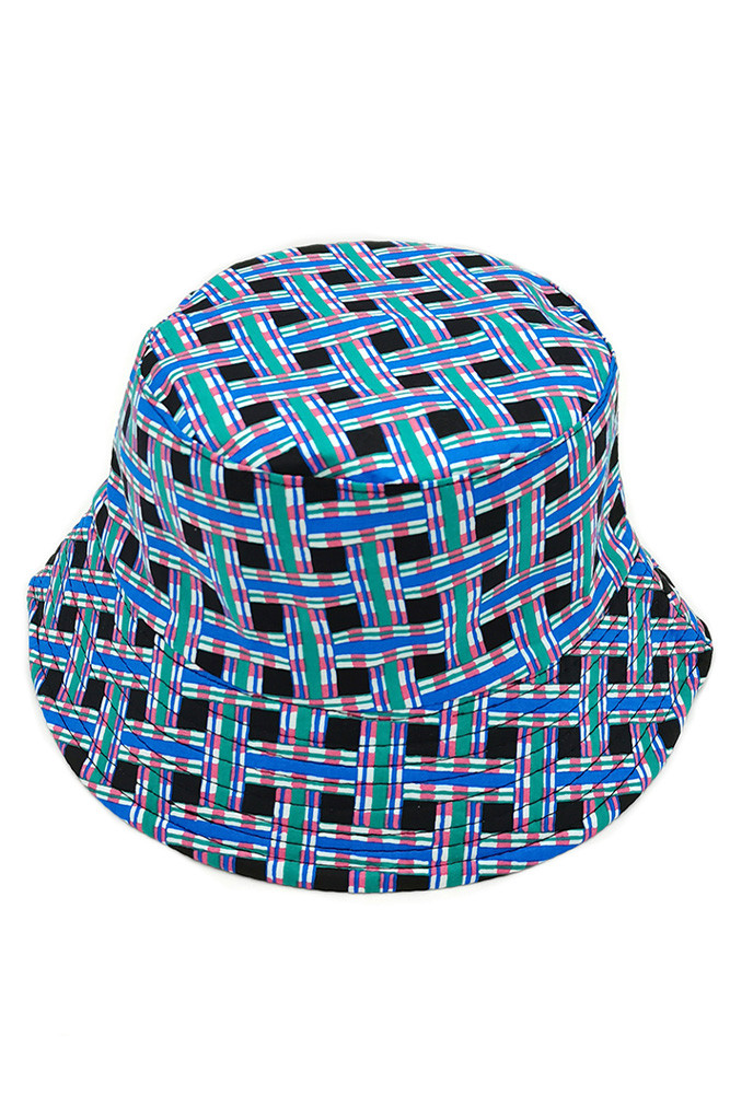 Women's Geometric Reversible Bucket Hat — bucket hat photo 3