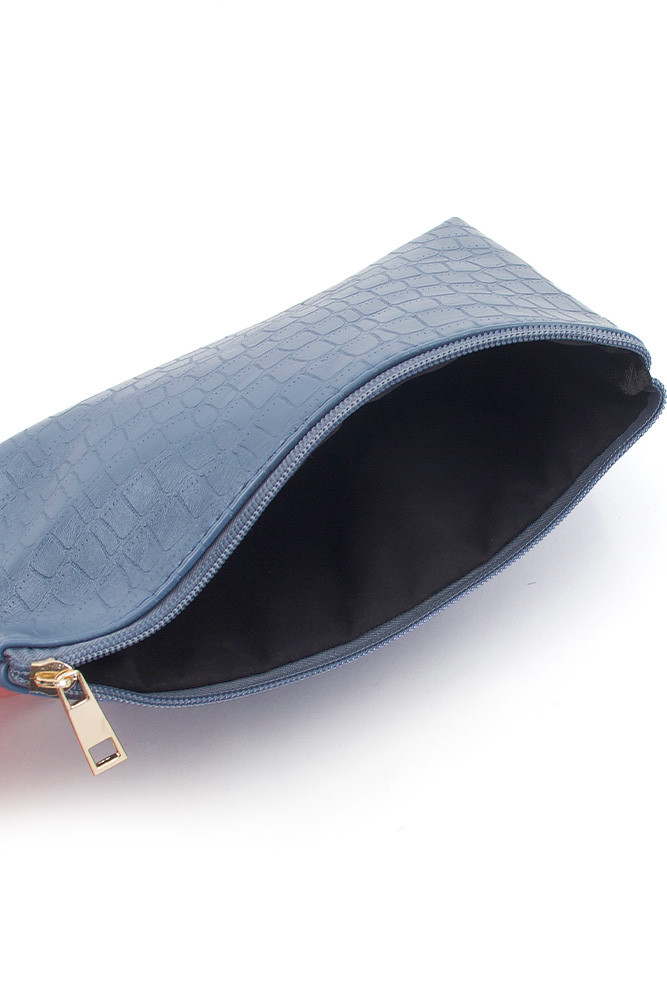 Women's PU Crocodile Pouch Bag — pouch photo 3
