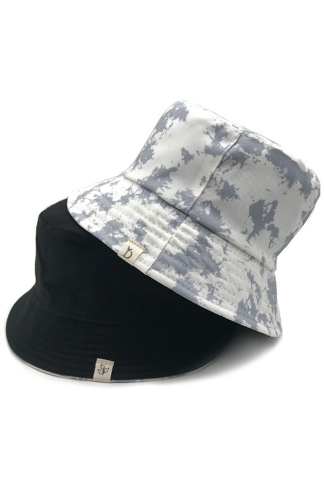 Women's Tie Dye Bucket Hat in Gray