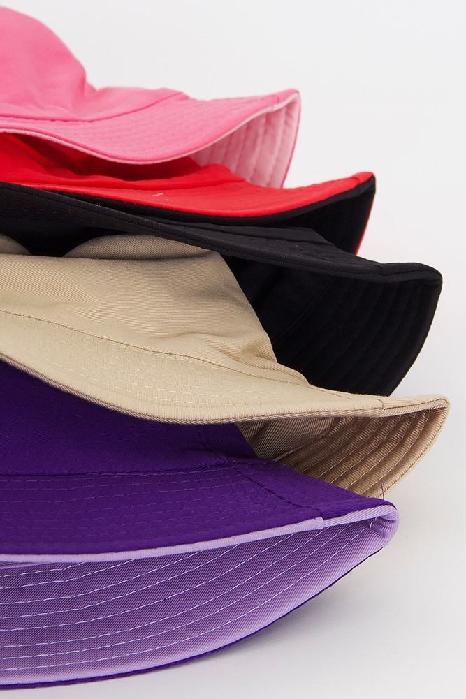 Women's Solid Reversible Bucket Hat — bucket hat photo 3