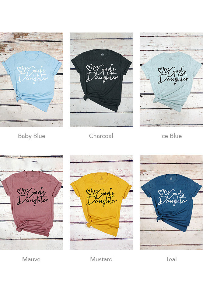 Women's God's Daughter Graphic T-Shirt — T-shirt photo 2