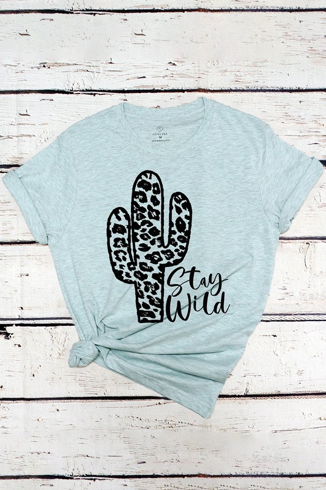 Women's Stay Wild Graphic T-Shirt — T-shirt photo 2