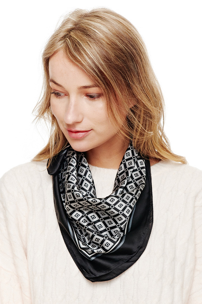 Women's Multi Print Silky Bandana by BURACQ
