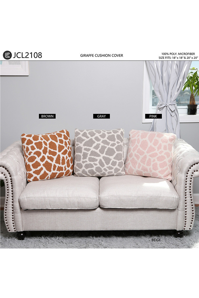 Women's Giraffe Pattern Cushion Cover Scarf — scarf photo 2
