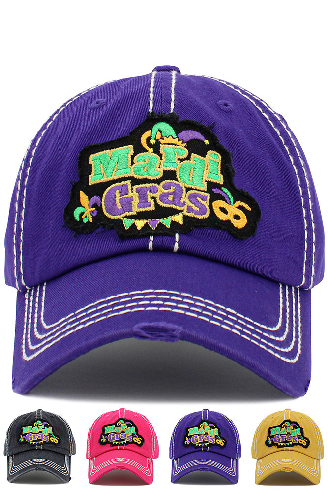 Women's Mardi Gras Vintage Ball Cap by BURACQ