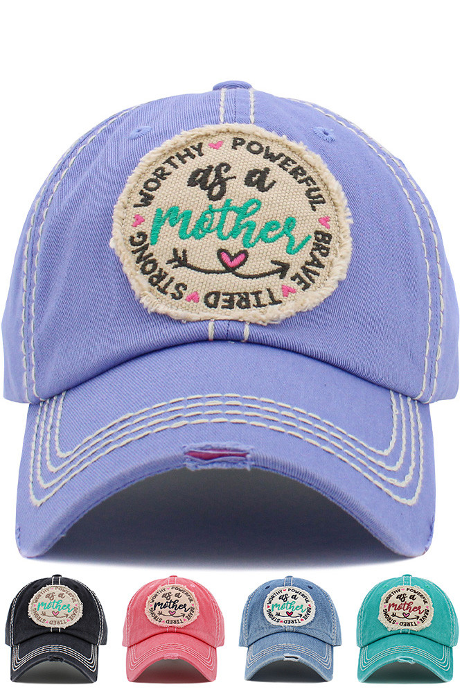 Women's As a Mother Vintage Ball Cap by BURACQ