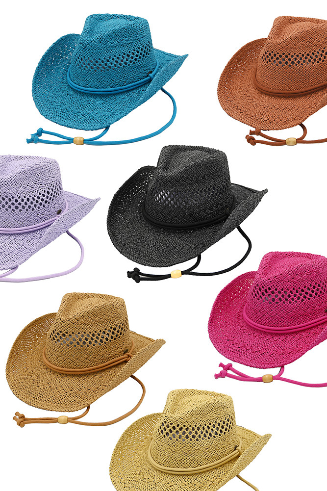 Women's Solid Cowboy Hat by BURACQ