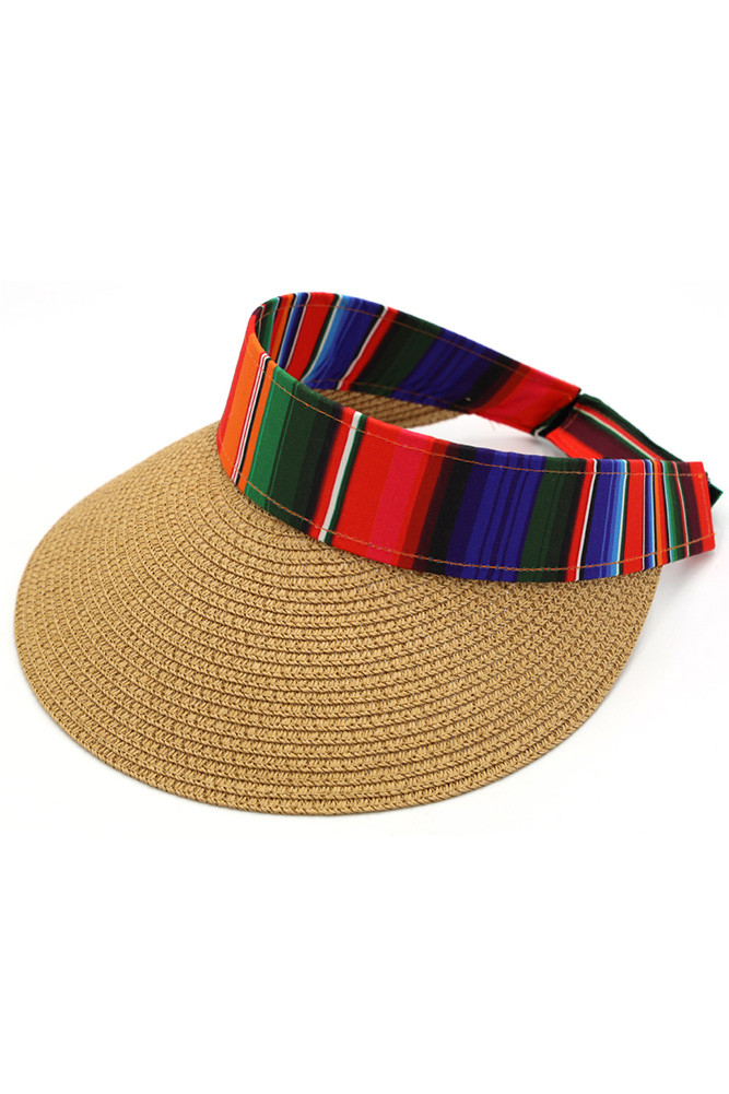 Women's Serape Visor Hat — visor photo 2