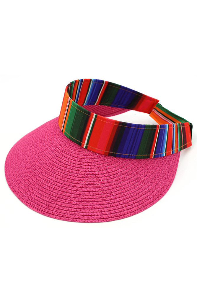Women's Serape Visor Hat — visor photo 3