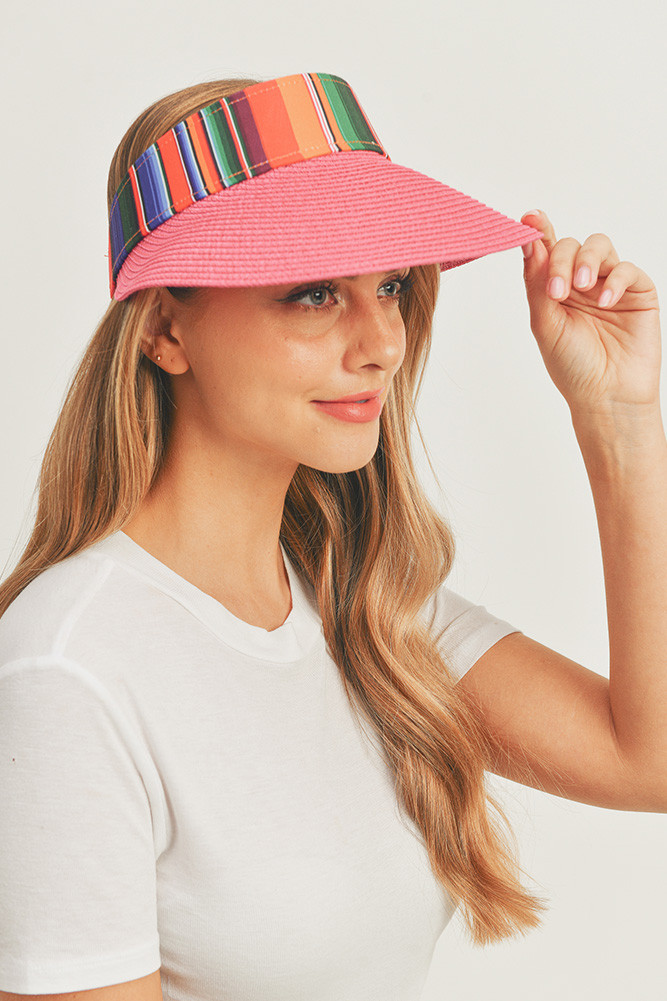 Women's Serape Visor Hat — visor photo 4