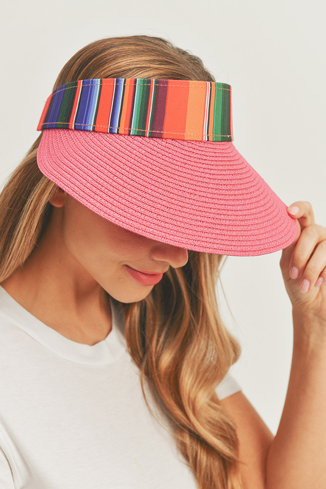 Women's Serape Visor Hat — visor photo 6