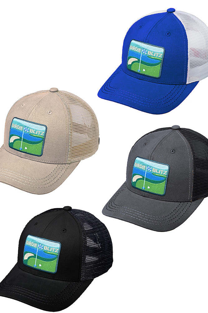 Women's Birdie Blitz Embroidery Patch Baseball Cap by BURACQ