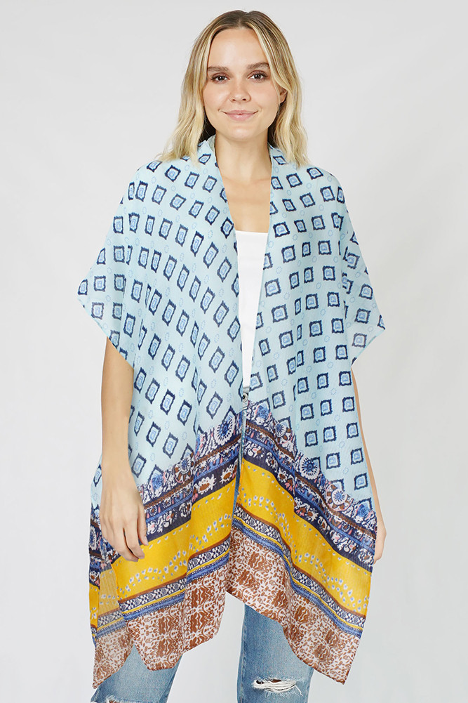 Women's Ethnic Print Kimono by BURACQ