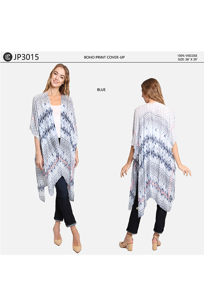 Women's Boho Print Cover-Up — cover-up photo 4