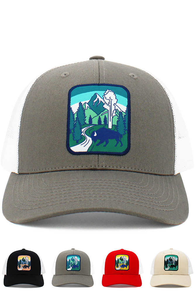Women's Buffalo Mesh Baseball Cap by BURACQ