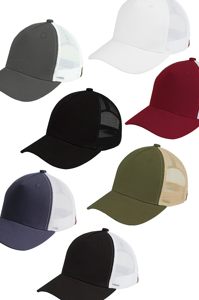 Women's Solid Trucker Cap by BURACQ