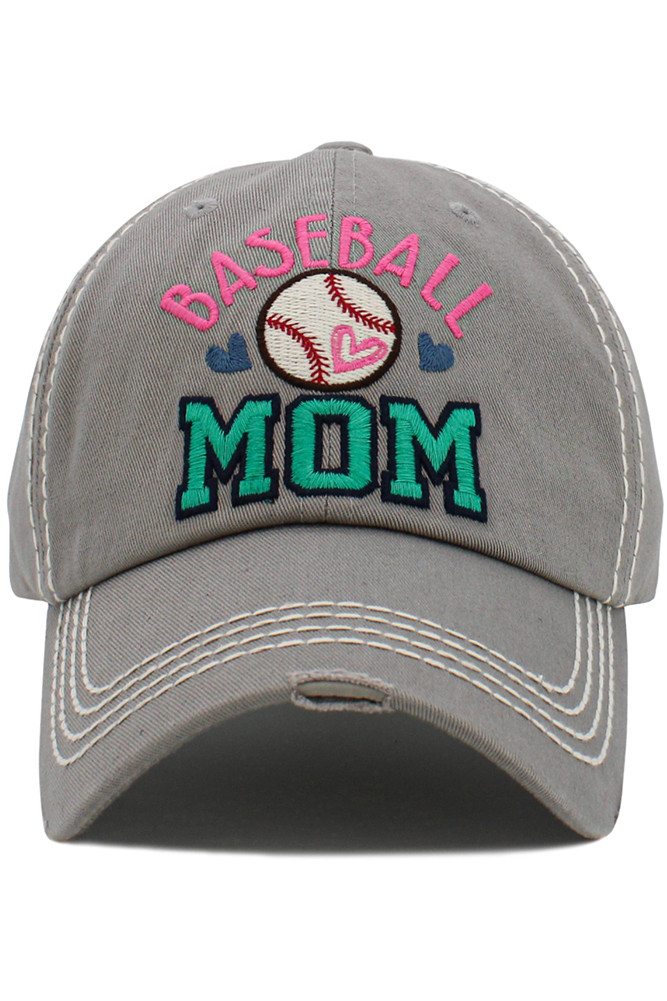 Baseball Mom Washed Vintage Ballcap — hat photo 6
