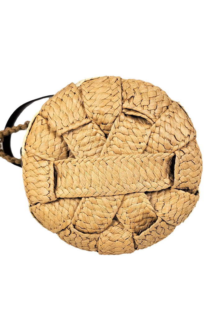 Women's Straw Weaved Bucket Bag — bucket bag photo 4