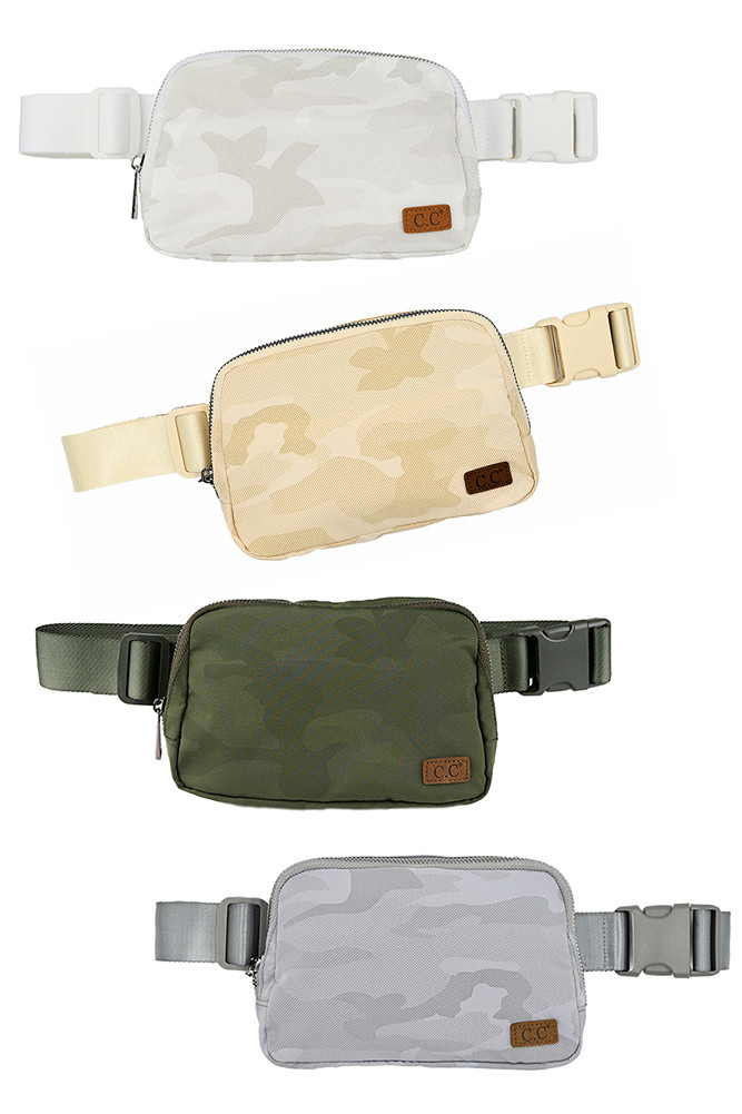 Women's Water Proof Camo Mini Fanny Belt Bag by BURACQ