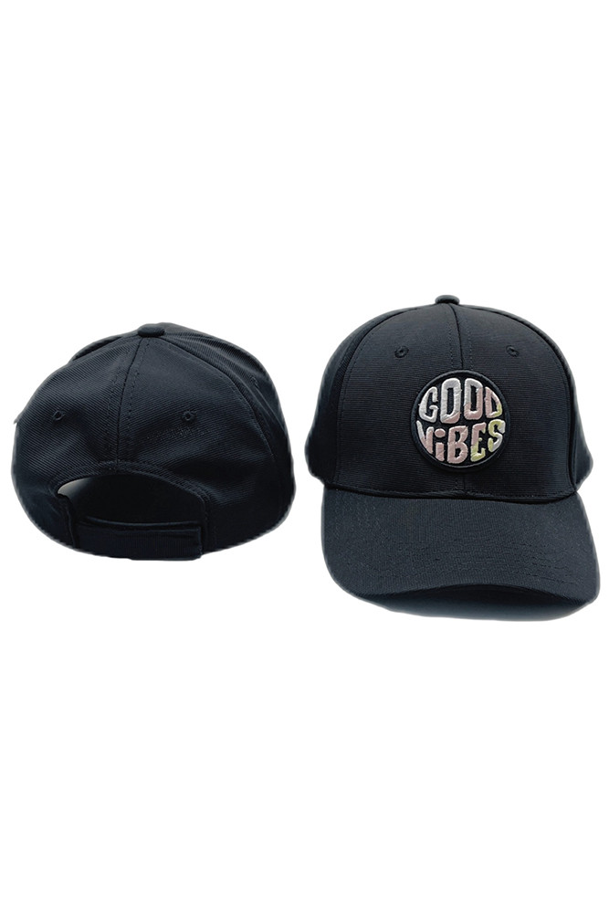Women's Godd Vibes Multi Color Baseball Cap — baseball cap photo 2