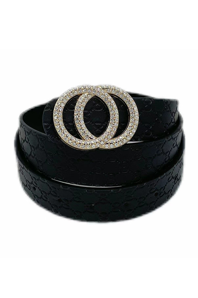 Women's Stone Plating Pattern Belt by BURACQ