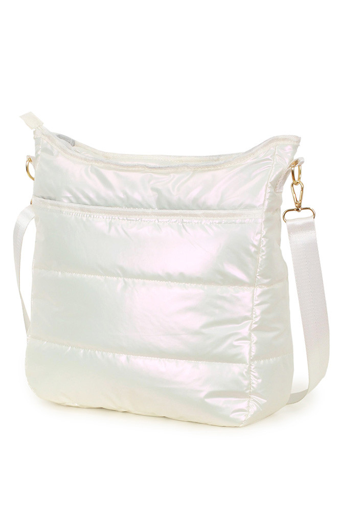 Women's Solid Puffy Crossbody Bag — crossbody bag photo 2