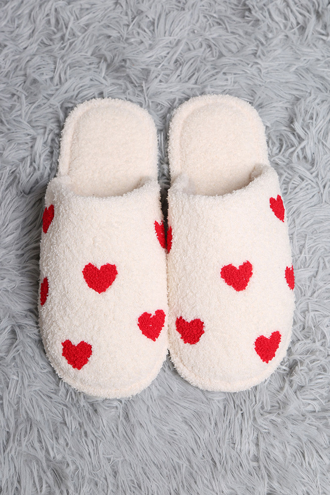 Women's Comfy Graphic Embroidered Fuzzy Slipper — slippers photo 2
