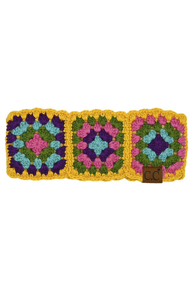 Women's Multi Color Crochet Handmade Headwrap — headwrap photo 4