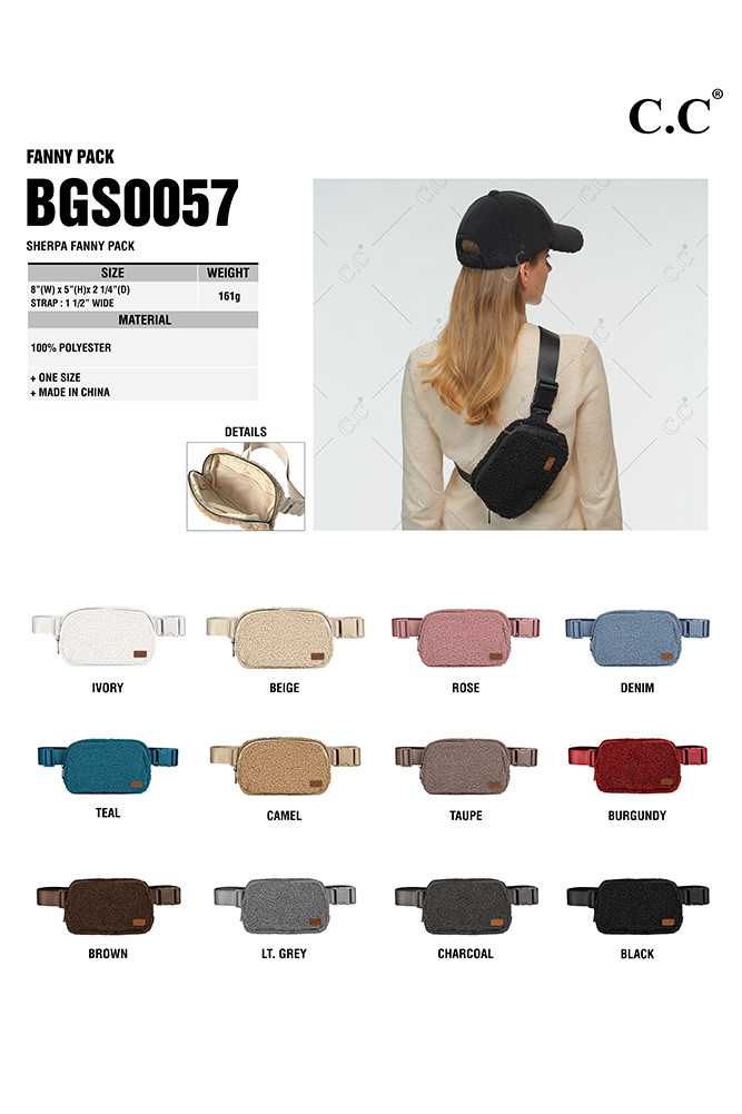 Women's Sherpa Fanny Pack Belt Bag — fanny pack photo 2