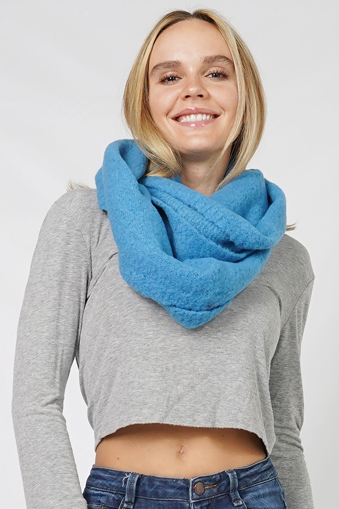 Women's Soft Knit Infinity Scarf by BURACQ