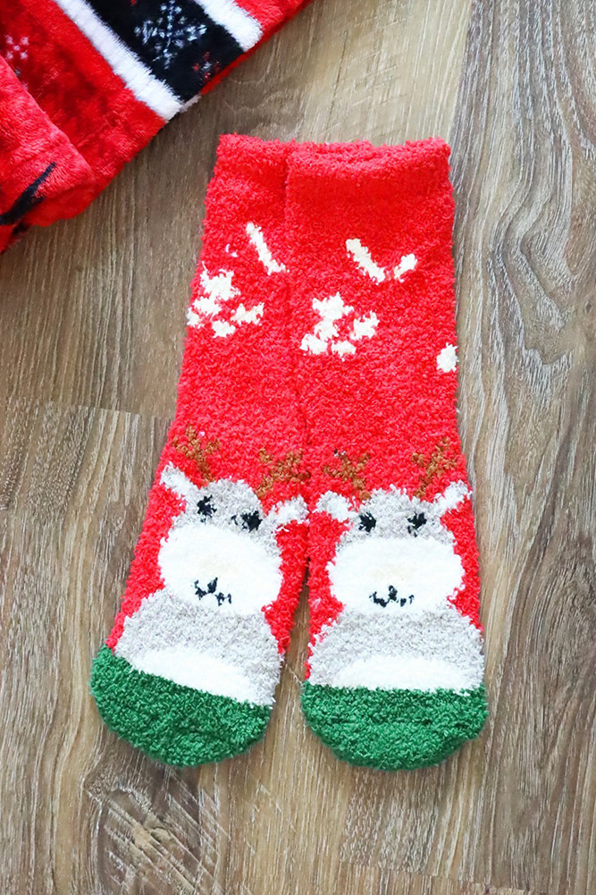 Women's Christmas Holiday Fuzzy Socks Set — socks photo 3