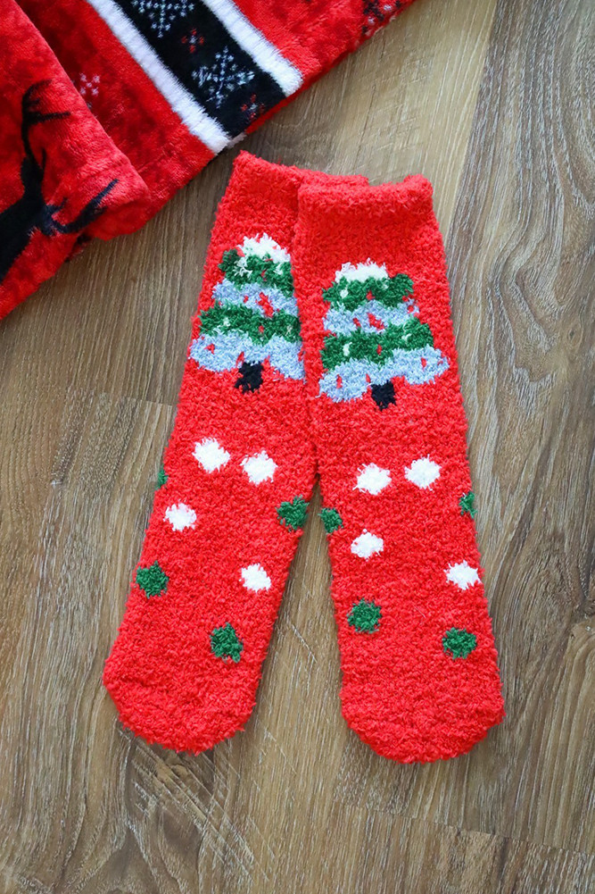 Women's Christmas Holiday Fuzzy Socks Set — socks photo 6