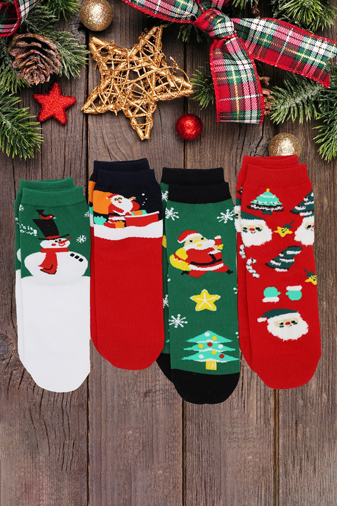 Women's Christmas Holiday Socks Set by BURACQ