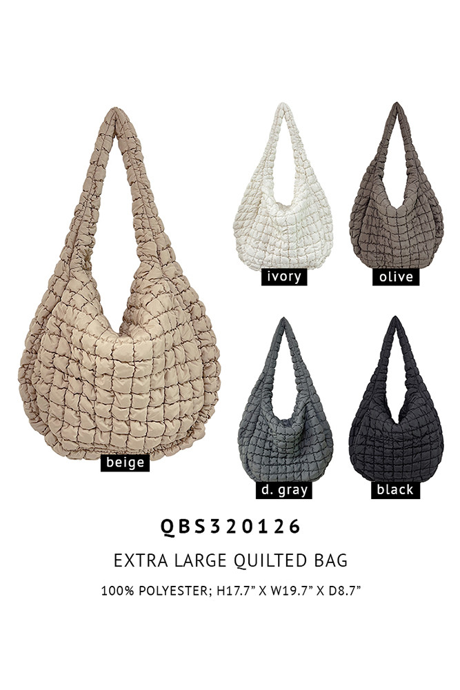 Women's Extra Large Quilted Bag by BURACQ