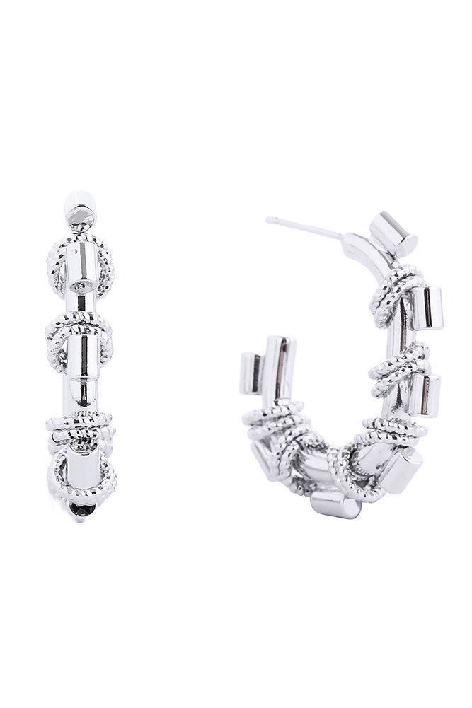 Women's 14K Gold Dipped Post Hoop Earrings by BURACQ