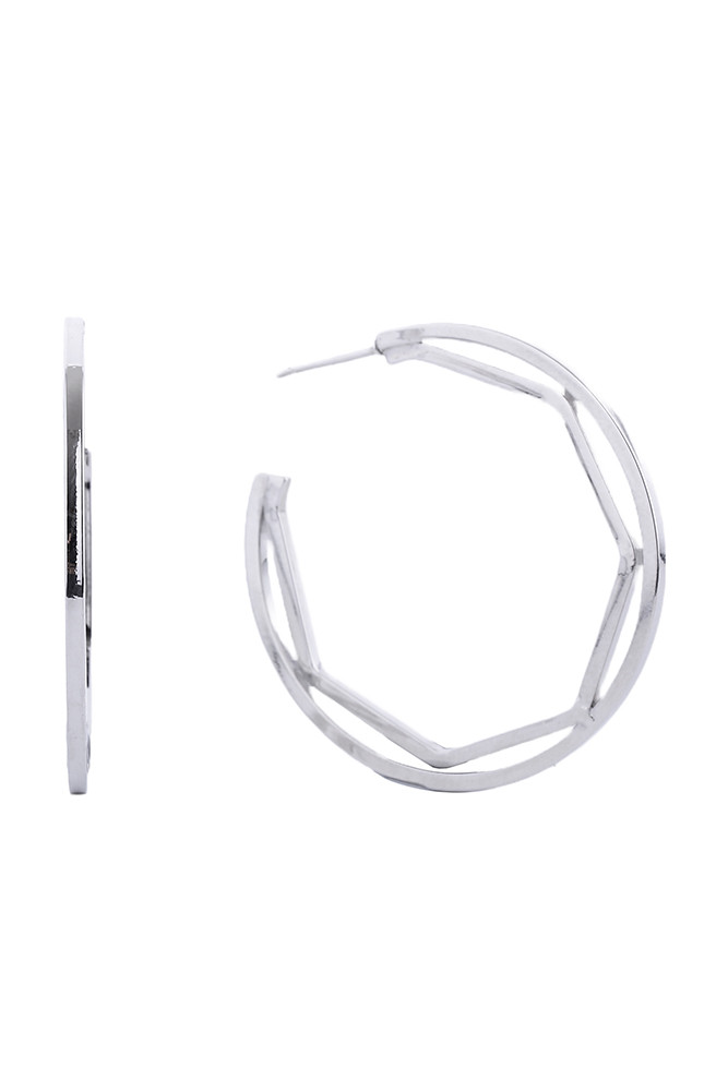 Women's 14K Gold Dipped Post Hoop Earrings by BURACQ