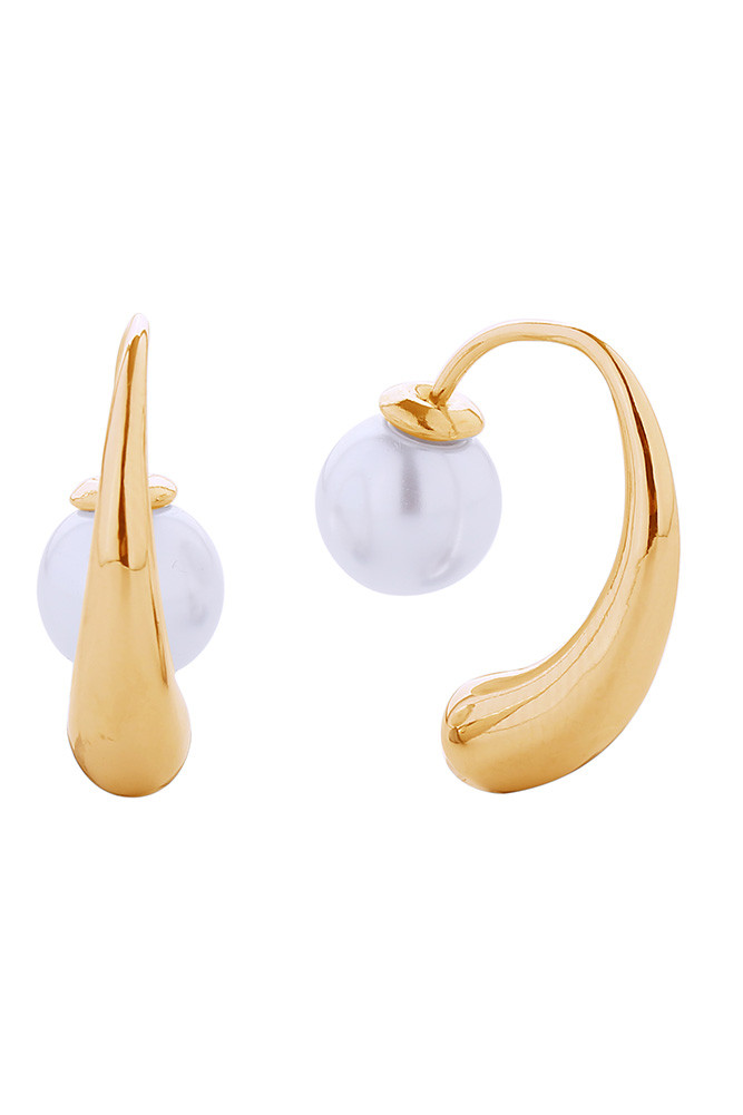 Women's 14K Gold Dipped Prince Rubert Drop Pearl Earrings in Gold