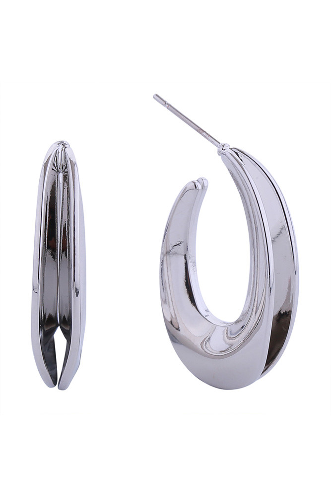 Women's 14K Gold Dipped Split Hoop Earrings by BURACQ