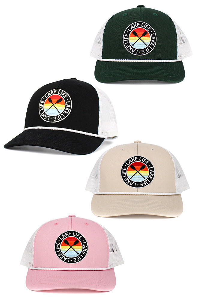 Women's Lake Life Mesh Back Baseball Cap by BURACQ