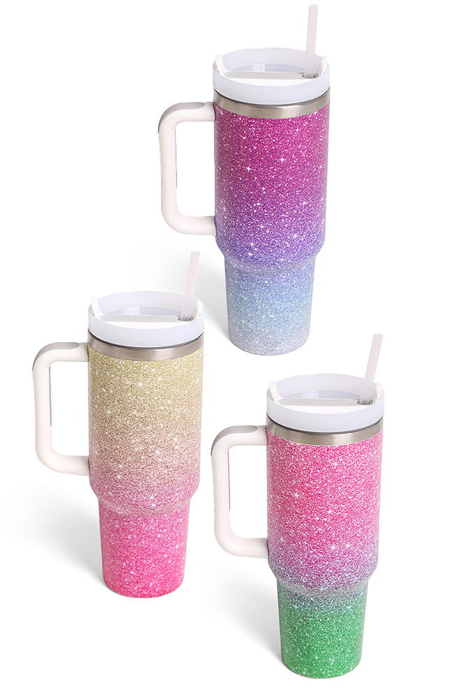 Ombre 40 oz Tumbler with Handle by BURACQ