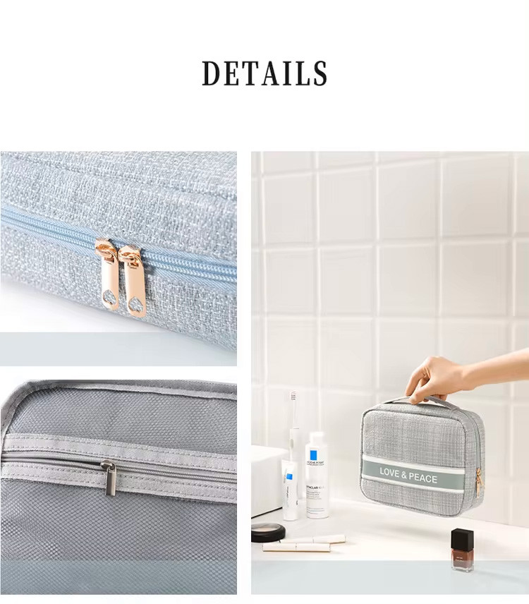 Women's Love & Peace Cosmetic Bag — bag photo 3
