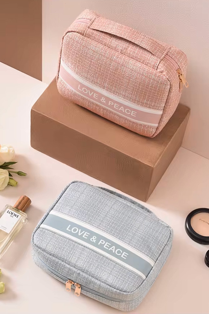 Women's Love & Peace Cosmetic Bag — bag photo 6